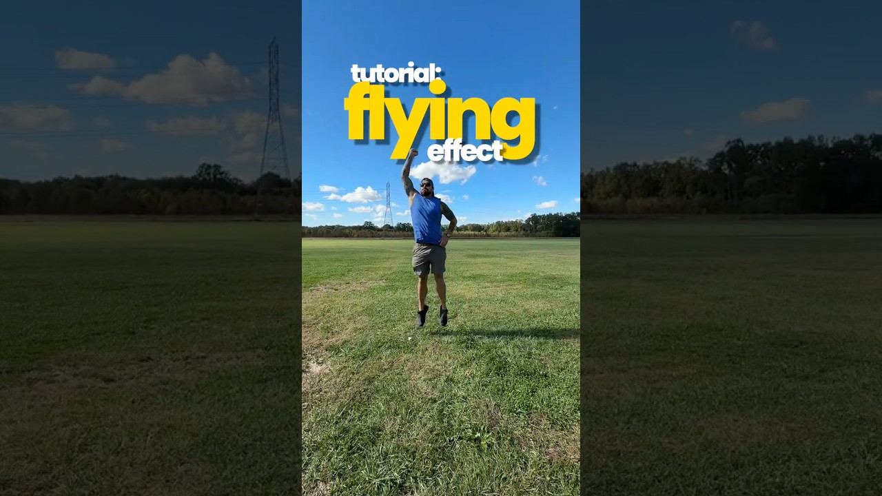 Viral Superman flying effect tutorial in CapCut!