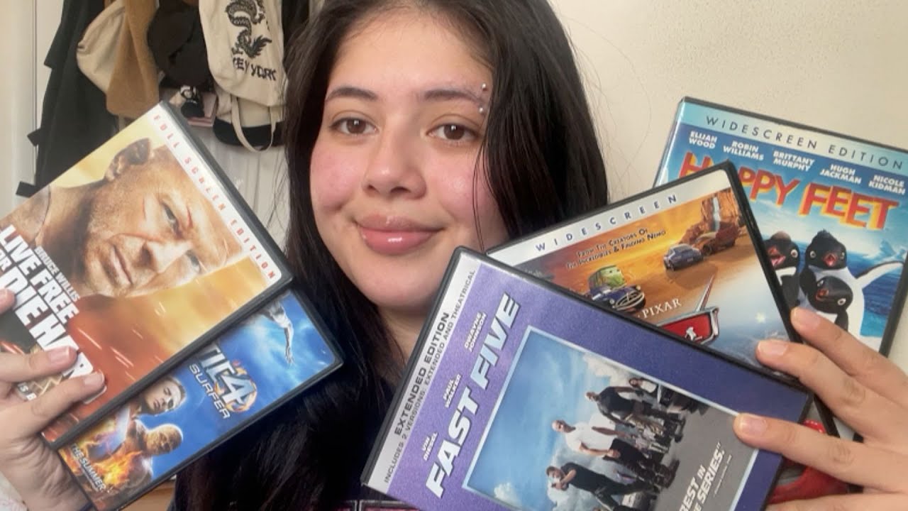 ASMR Tracing and Tapping on DVDs