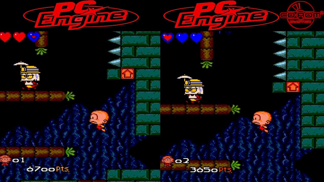Сравнение всех игр для PC Engine и PC Engine CD бок о бок