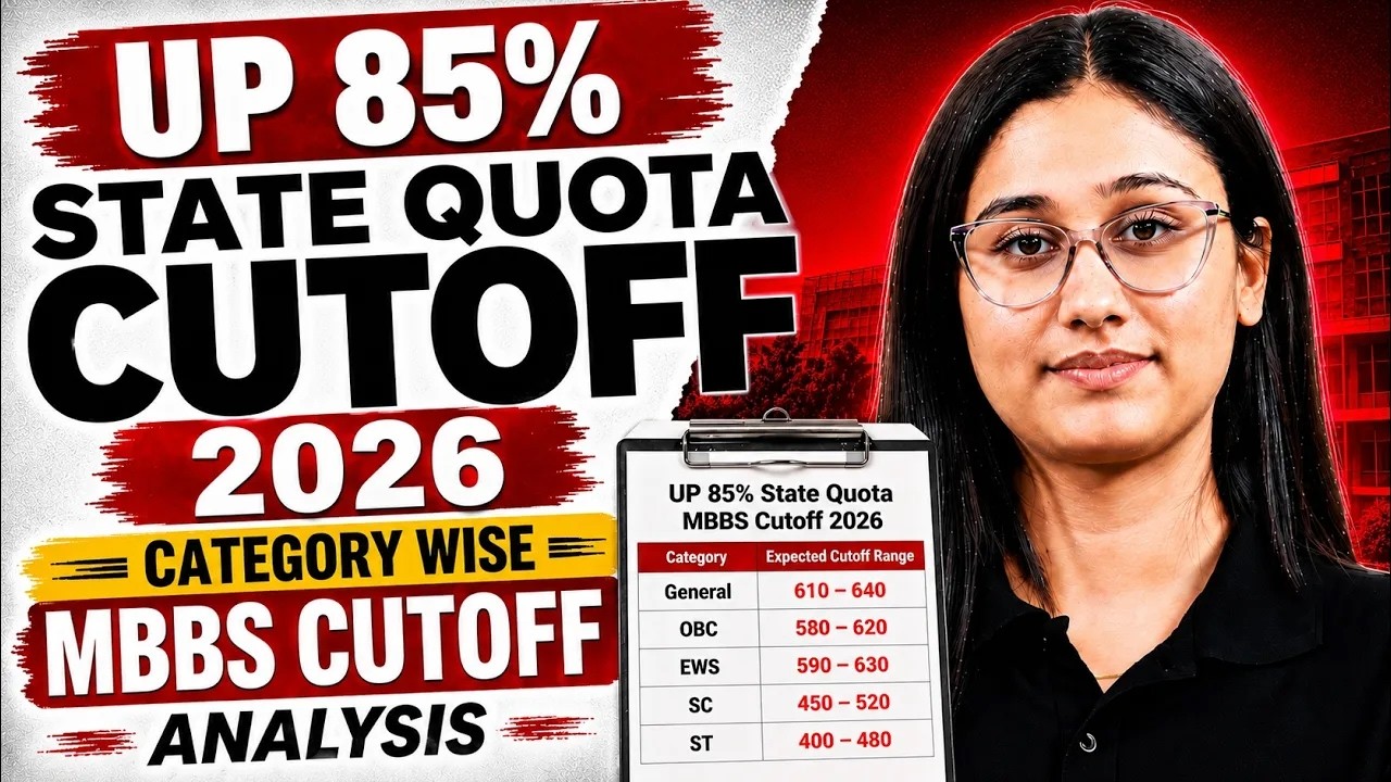 UP NEET Expected Cutoff 2026 | Category Wise MBBS Cutoff Analysis | RE NEET 2026