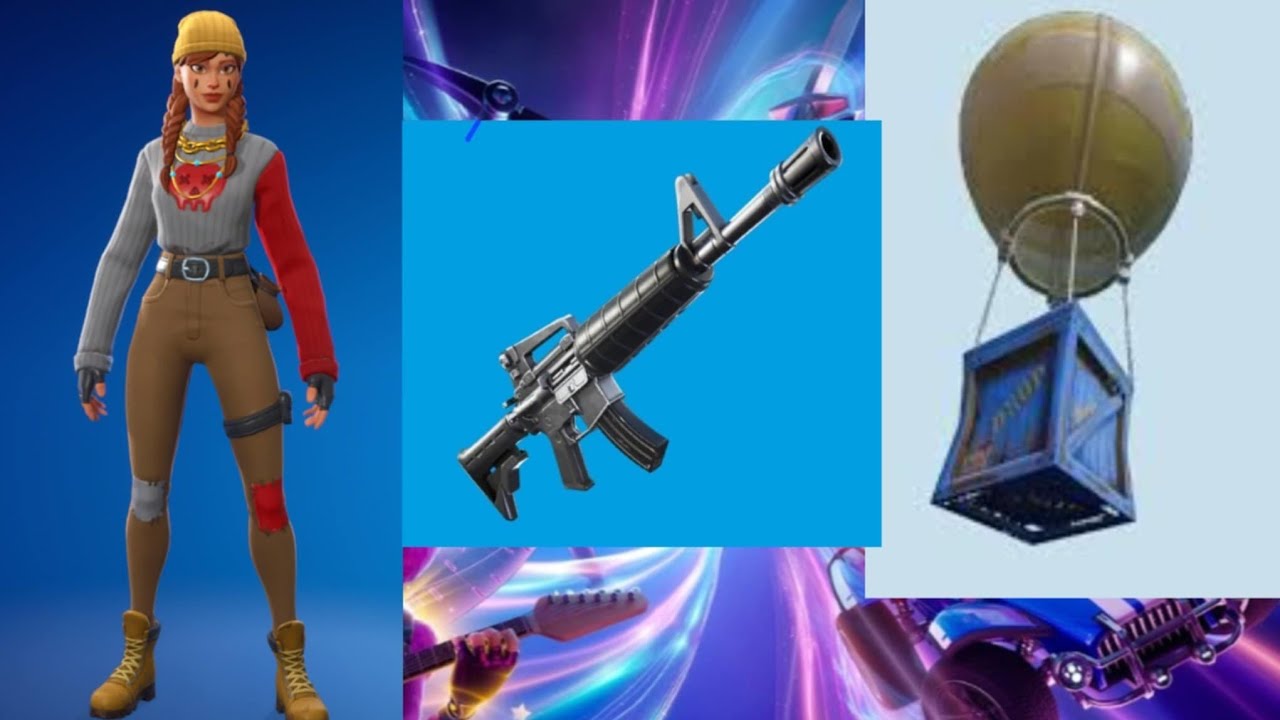 Fortnite ale mogę używać tylko itemów ze zrzutu💪