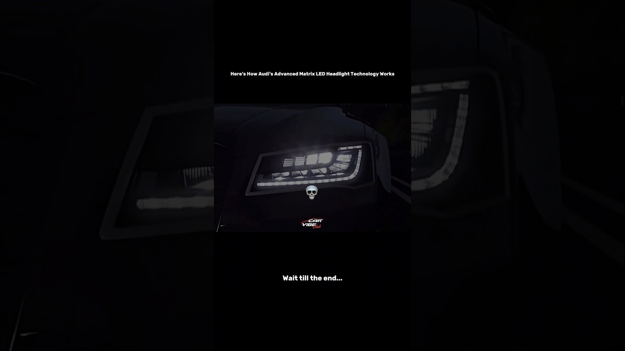 Audi's Matrix LED Headlight 💀🔥