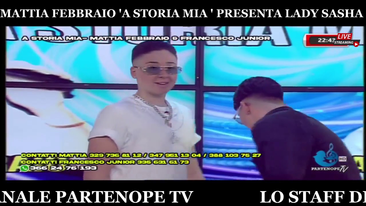 Mattia Febbraio A Storia Mia Canale Partenope Tv 24 Febbraio 2021