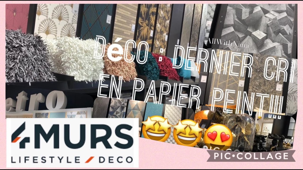 4MURS part 2 : l&rsquo;ENORME CHOIX !vous aurez vraiment envie de RELOUKER vos murs !👏👏👏
