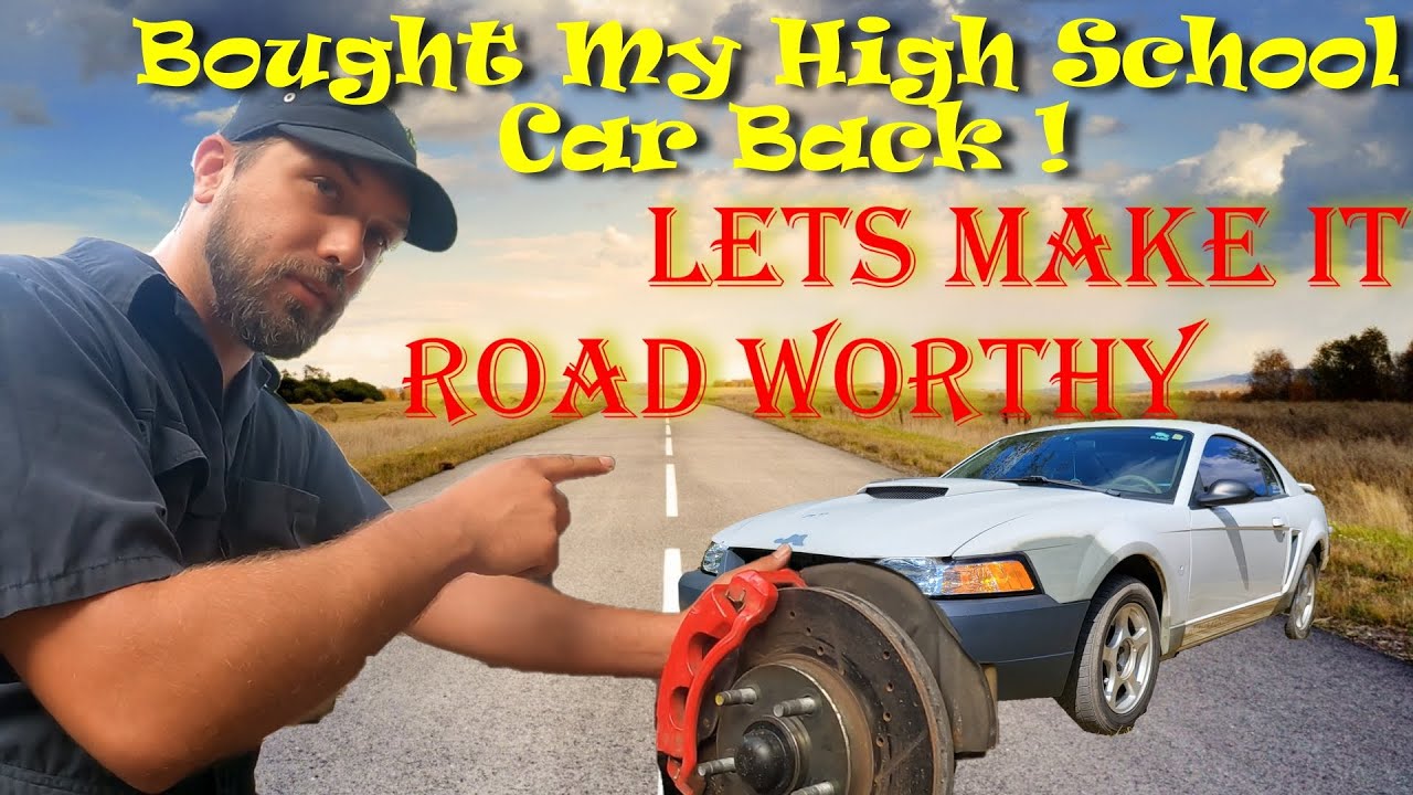 Reviving My High School Ford Mustang: Brake Repair and Test Drive!
