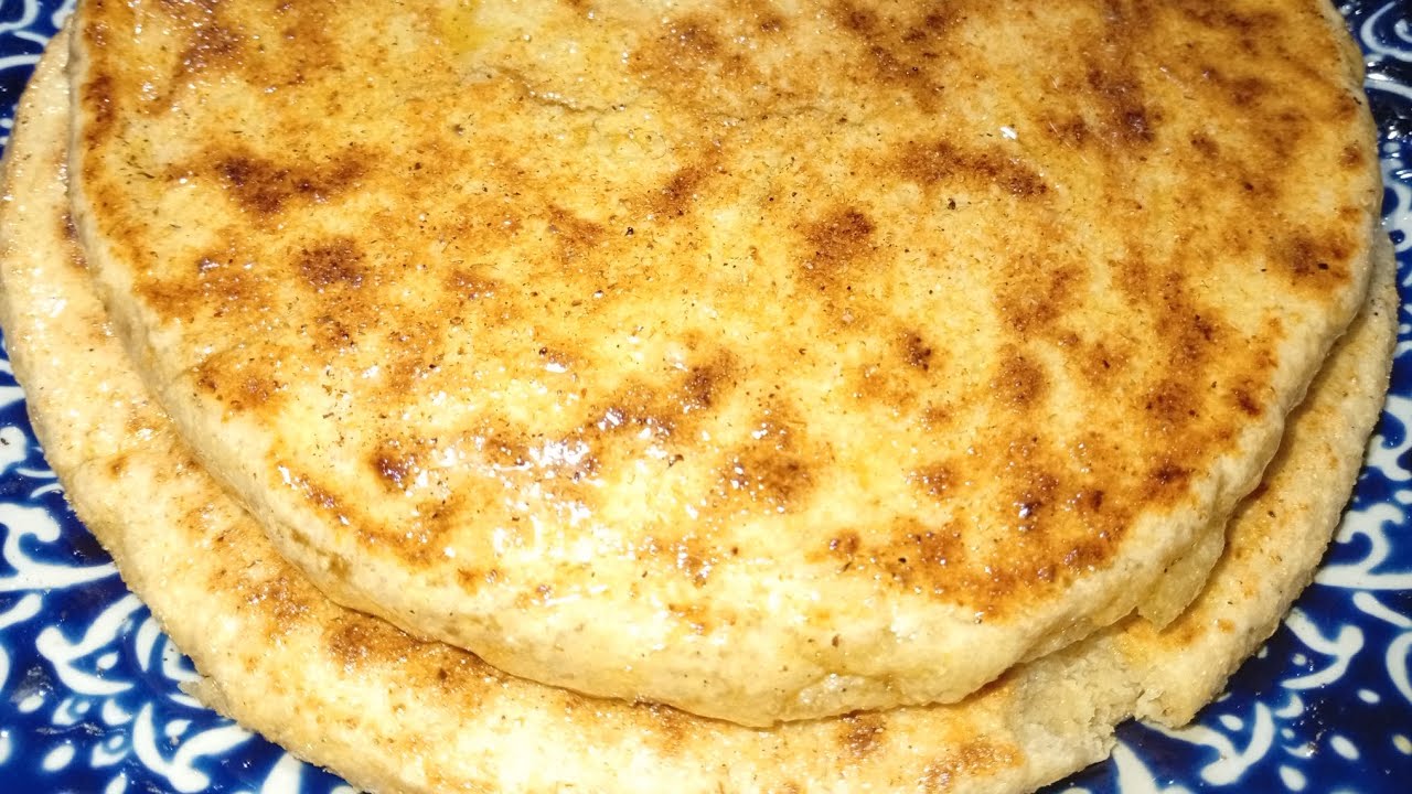الخبز المروح بالخميرة البلدية ودقيق القمح الكامل صحي 💯/💯 