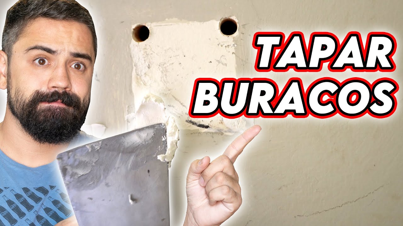 Como Tapar Buracos e Furos na Parede de Forma Rápida e Fácil