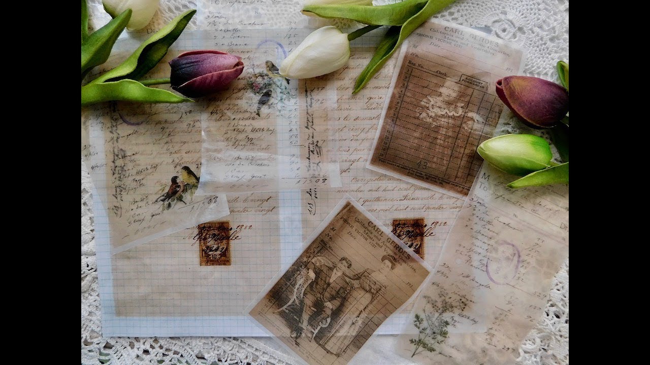 DIY Glassine Paper Using Nik The Booksmith's Technique
