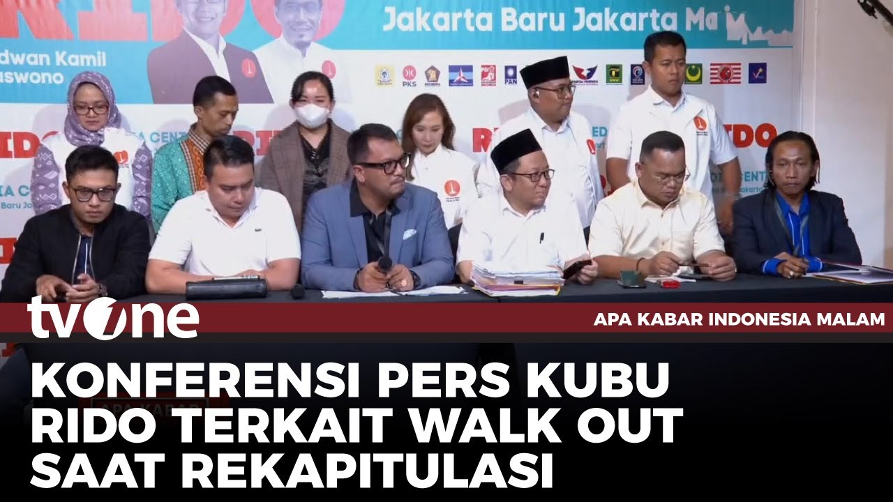 Konferensi Pers Tim Rido Soal Kejanggalan Hasil Pilkada Jakarta: Hallooo KPU!!! | AKIM tvOne