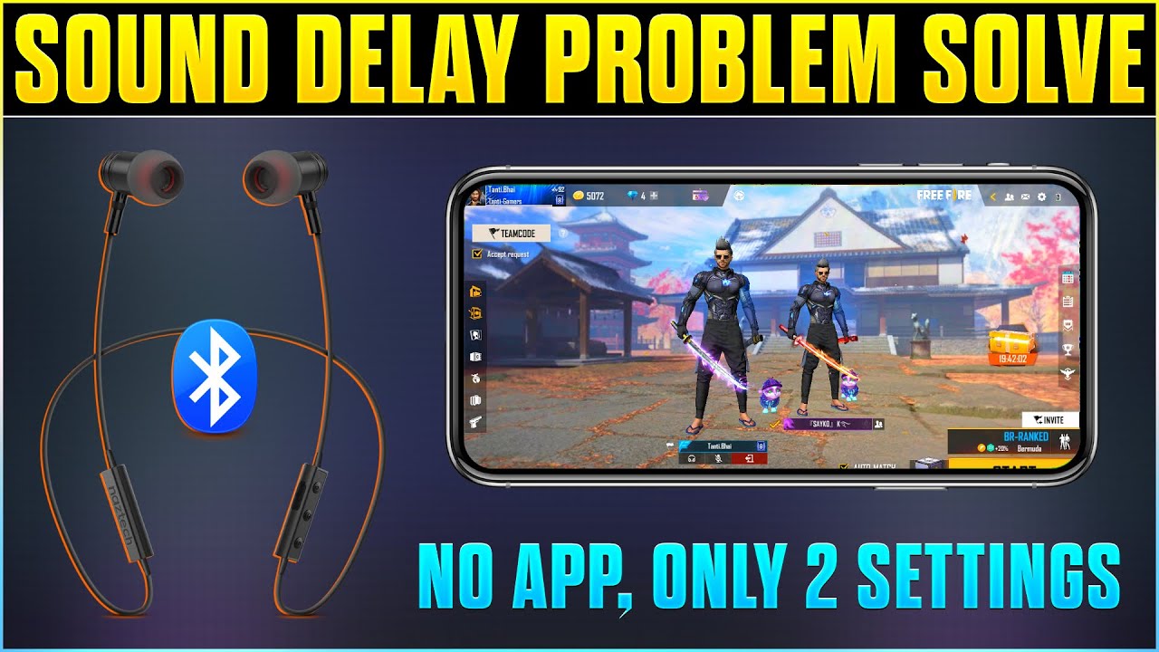 How To Fix Sound Delay On Bluetooth Headphones In Free Fire || Bluetooth Headphones Sound Delay