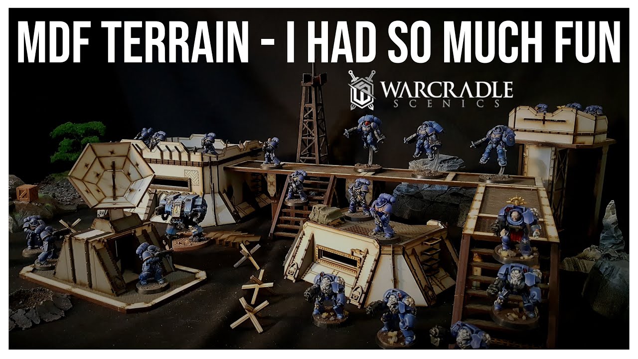 Turns Out I Really Enjoy MDF Terrain - Warcradle Scenics Wargaming Terrain Sets