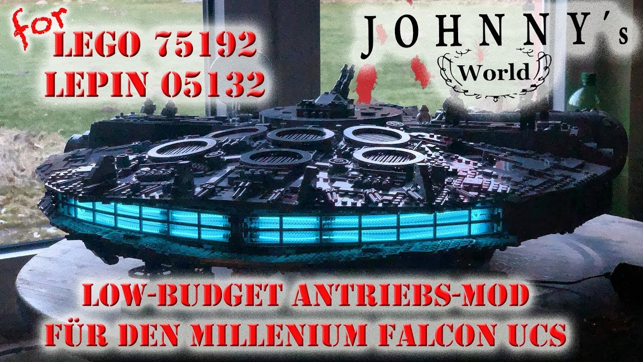 Antriebs-Mod für Millenium Falcon UCS - Lichtset verbaut
