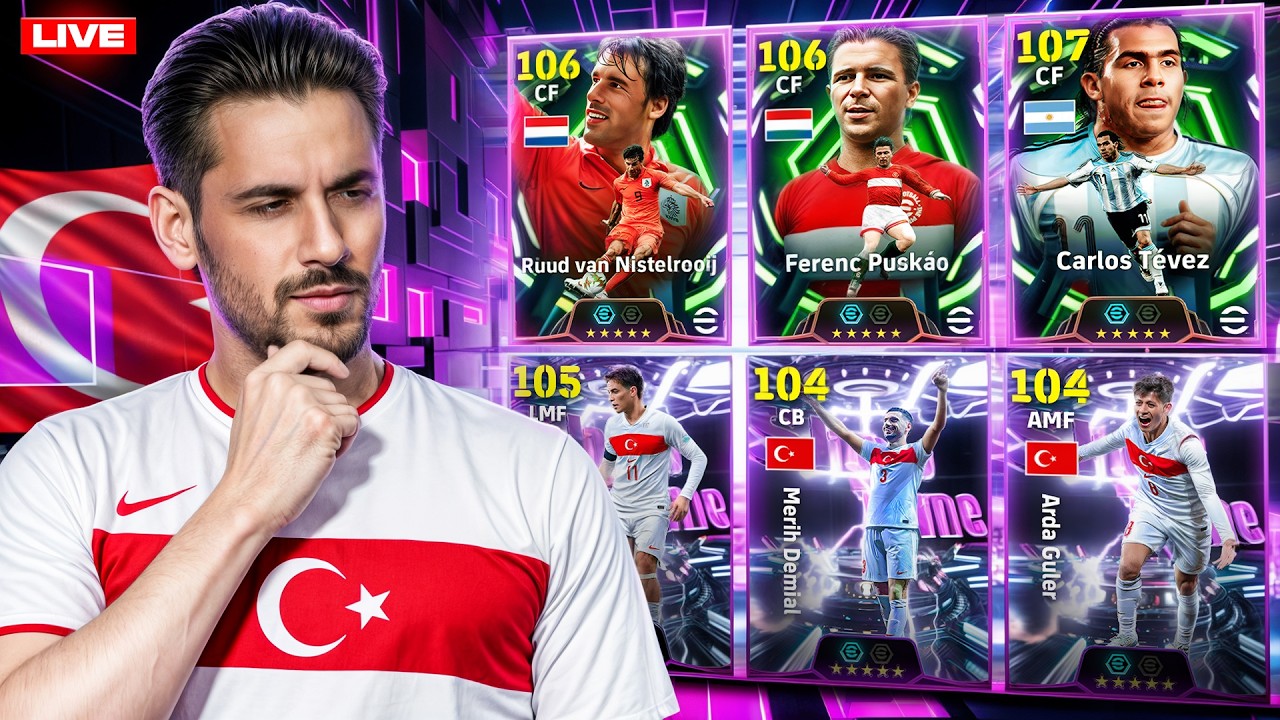 50,000 COINS PACK OPENING 🔥 PUSK&Aacute;S, TEVEZ, VAN NISTELROOY + T&Uuml;RKIYE SHOWTIMES!