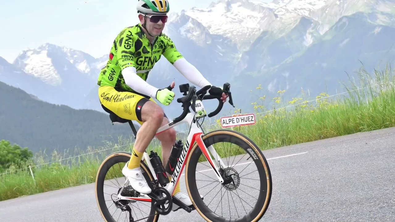 GFNY Vaujany Alpes D’Huez 2025 best moments full race - Iconic road bike climbs