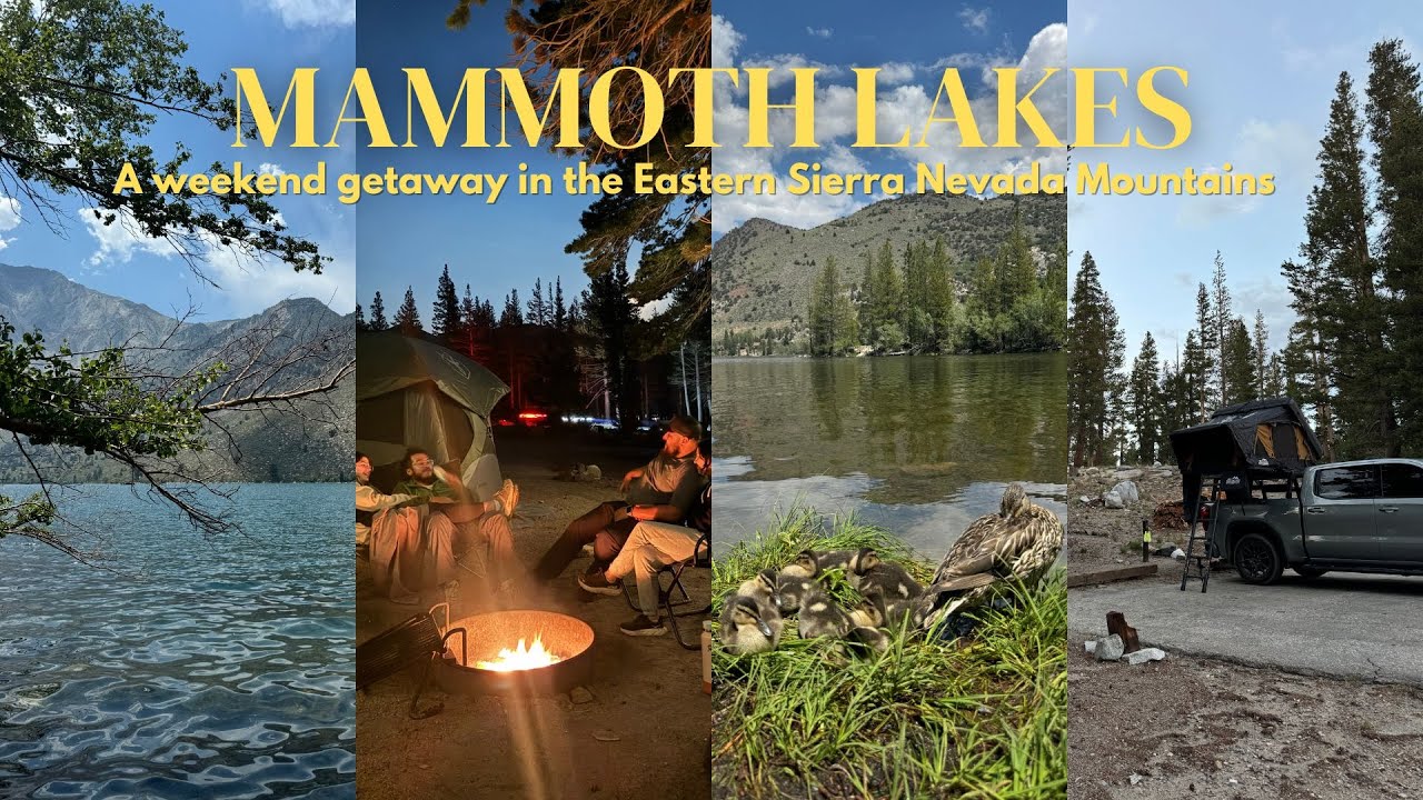 CAMPING in the MOUNTAINS at MAMMOTH LAKES | Eastern Sierra Nevada, fishing, camp cooking, swimming