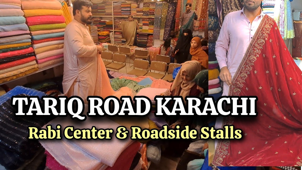 TARIQ ROAD KARACHI | Rabi Center Tariq Road Karachi & Low Price  Roadside Stalls Of Tariq Road