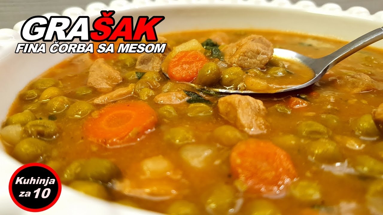 ДОМАШНИЙ ГОРОШ – лучший рецепт с мясом и овощами.