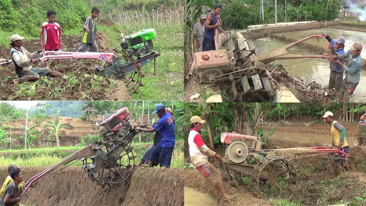 Kompilasi Traktor Sawah Pindah Lahan 2018