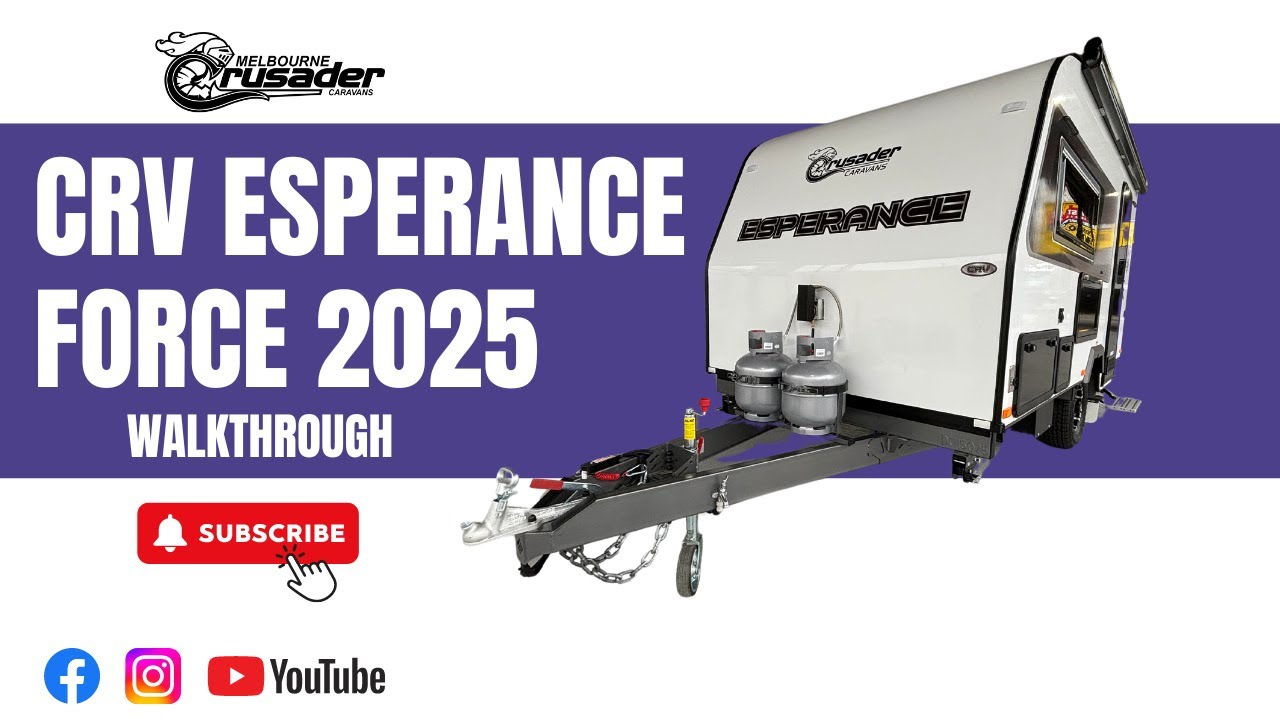 2025 Crusader CRV Esperance | Compact Hybrid Caravan Walkthrough | Full Fibreglass Construction
