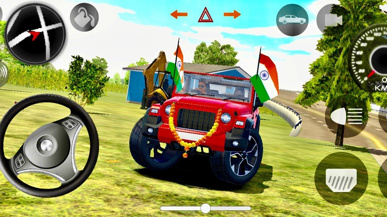 Modified Mahindra Thar😈Games:Indian red Thar (Gadi Wala Games) Car Game Android Game - #2026part13