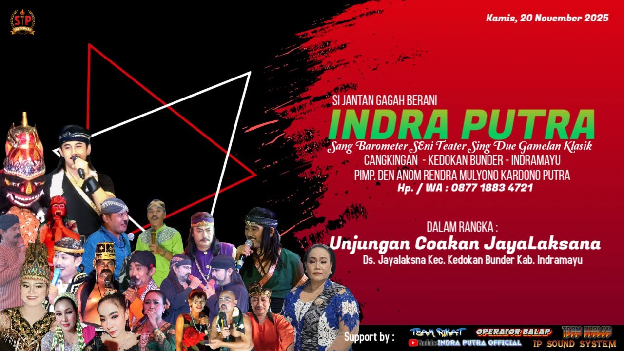 🔴 LIVE SANDIWARA INDRA PUTRA DALAM RANGKA UNJUNGAN COAKAN DESA JAYALAKSANA EDISI MALAM