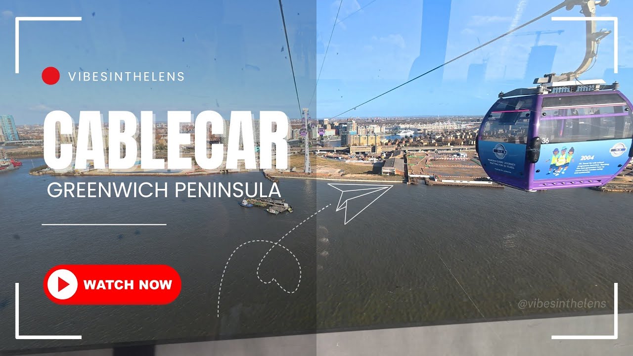 4K | EP16 Cable Car Ride | Greenwich Peninsula To the Royal Docks #djiosmoaction5pro #walkaround