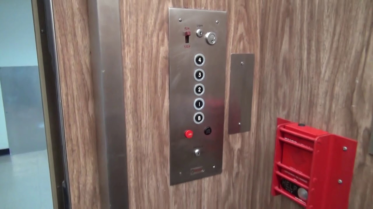 Vintage 1967 Dover Hydraulic Elevator at the Blackburn Science Building at Murray State University