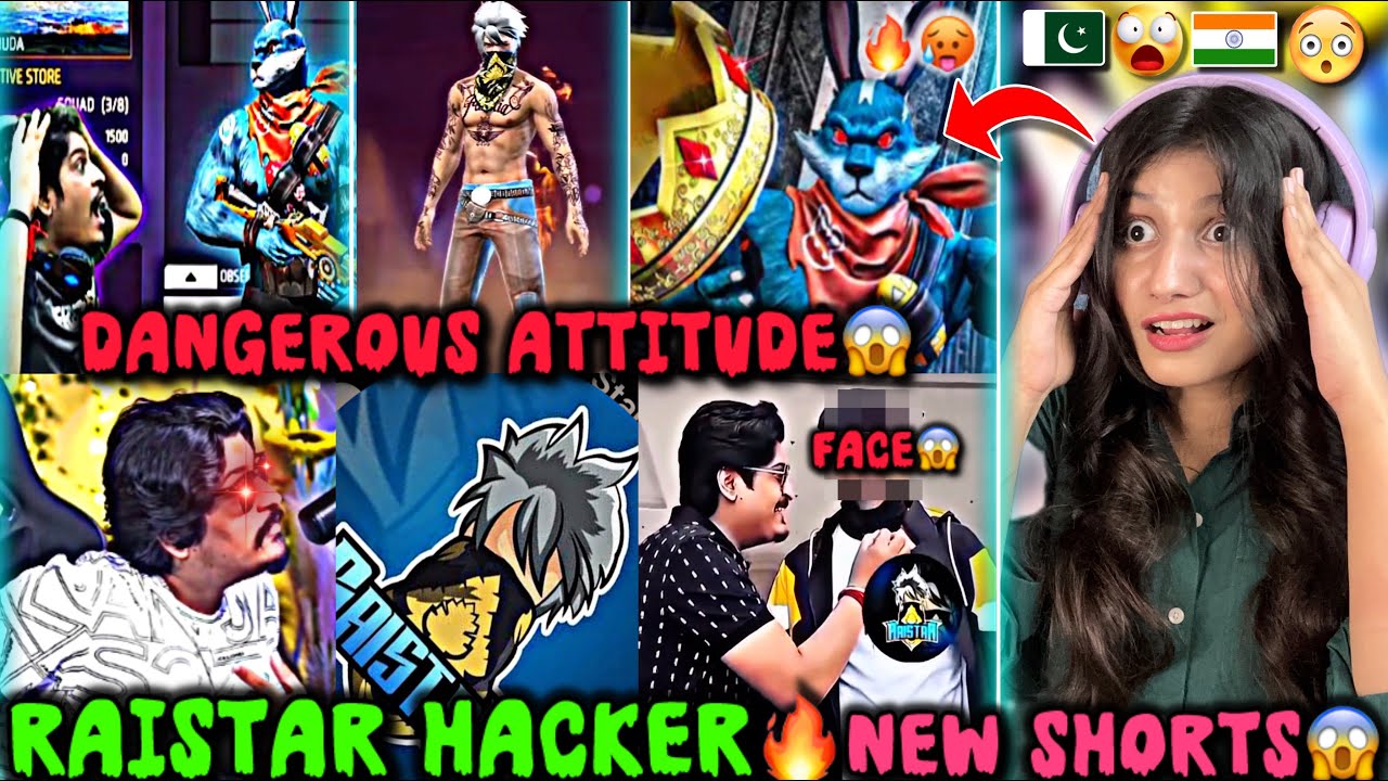 First Time Reaction On Raistar😈 GamingAttitude Videos🔥 RAISTAR Angry💥MomentsFreefire Videos😈