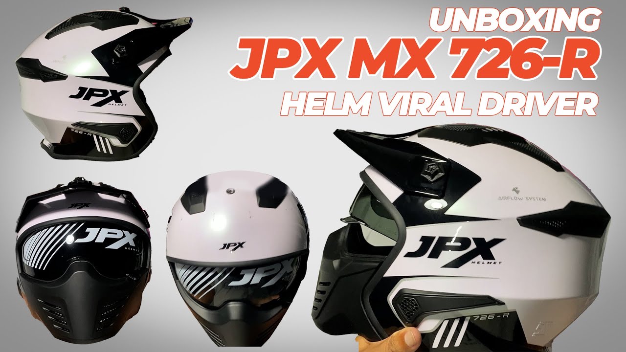 Unboxing JPX MX 726 R: Helm Paling Ganteng di Harga 500 Ribuan!