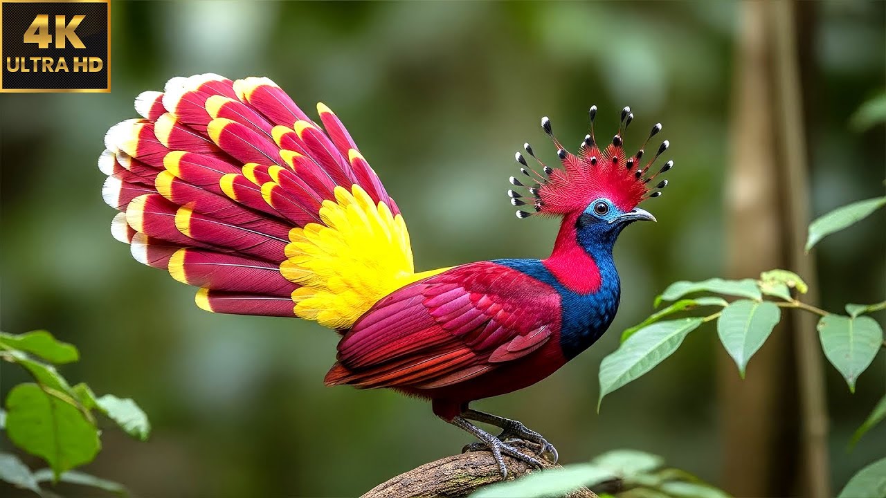 Birds with Unreal Long Tails – The Most Exotic Species in 4K Soundscape