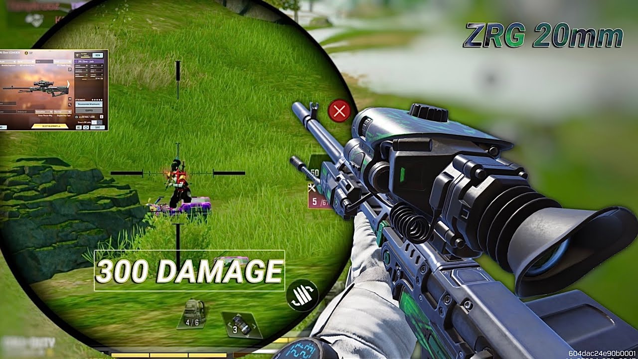 THE 1- SHOT ZRG 20mm GUNSMITH is INSANE!! | BEST ZRG 20mm GUNSMITH CODM BR | CODM BR GAMEPLAY