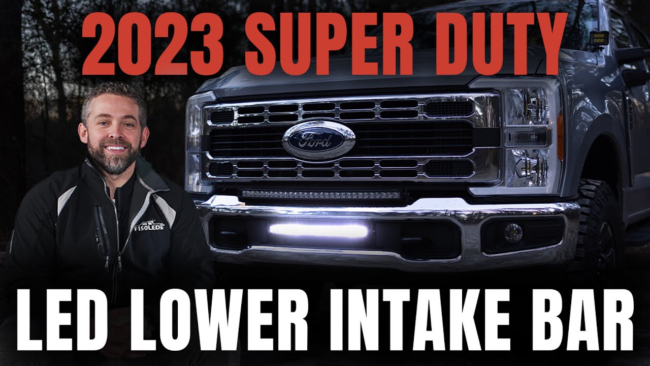2023 Super Duty 90w CREE LED Light Bar Installation (From F150LEDs.com)