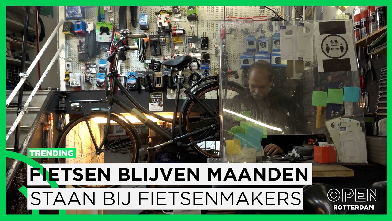 Fietsen blijven maanden staan bij fietsenmakers: ‘Ik heb er ondertussen al 10 gesloopt’ | TRENDING