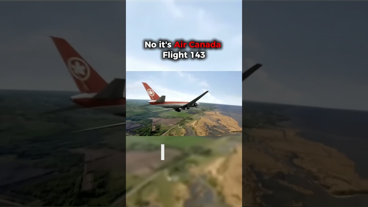 Air Canada Flight 143 is broken 🥱💀 |#aviation #aircanada #glitch #viral #crash #shorts