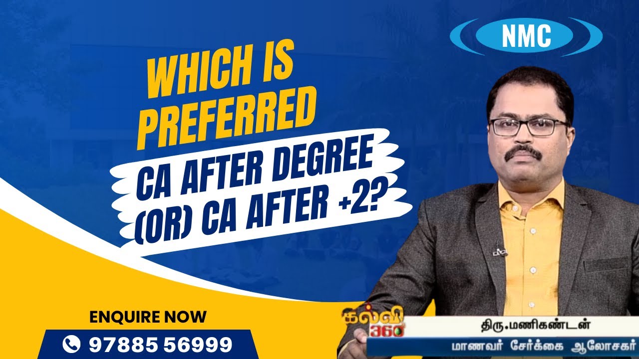 Which is Preferred - CA after Degree (or) CA after +2?
