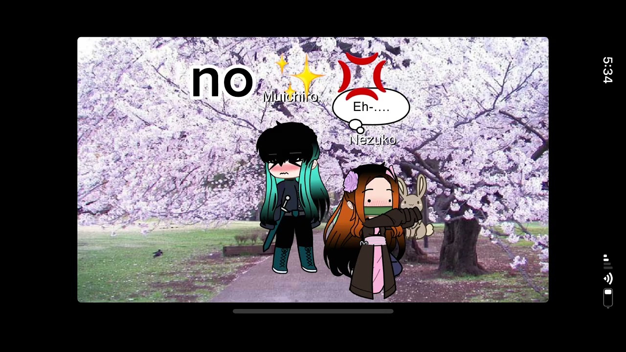 “Is this a Date?” Episode 7 MuiNezu 💗💙 #demonslayer #nya_san #muinezu