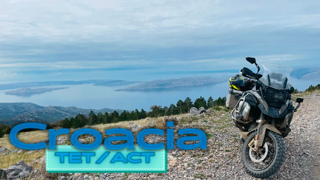 Destino Rumanía 2024. Ep Final Croacia en moto Trail.BMW R1250GS Y R1200GS ADV.