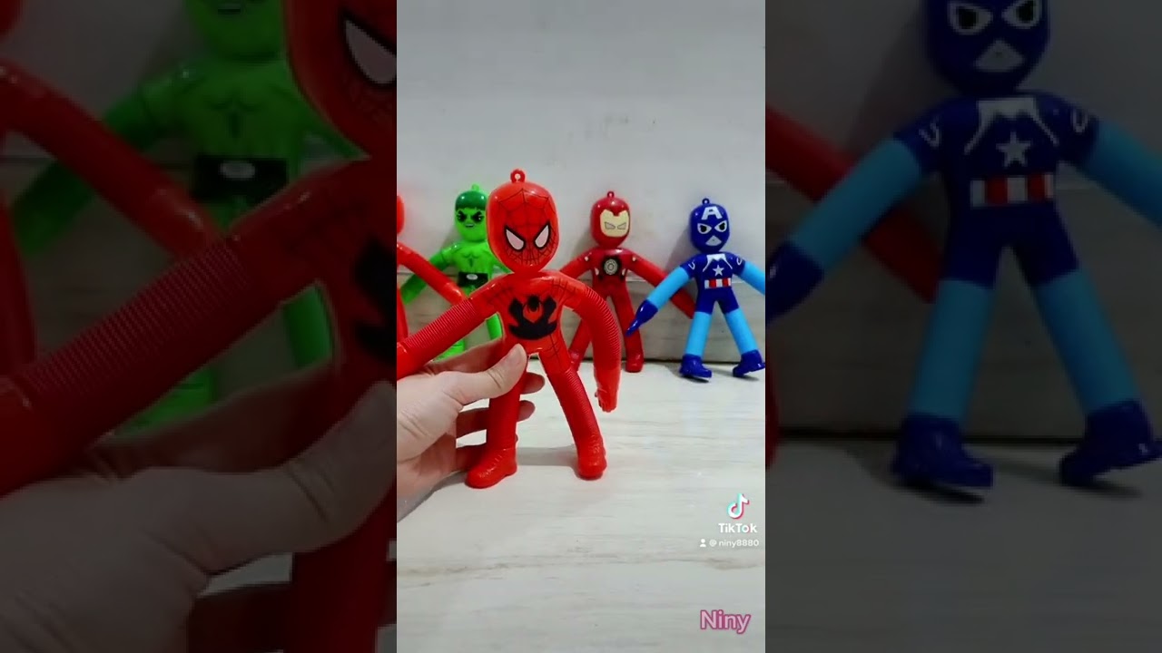 Poplight karakter.. poplight avengers .. mainan poplight.. pop light.. pop stik lampu..