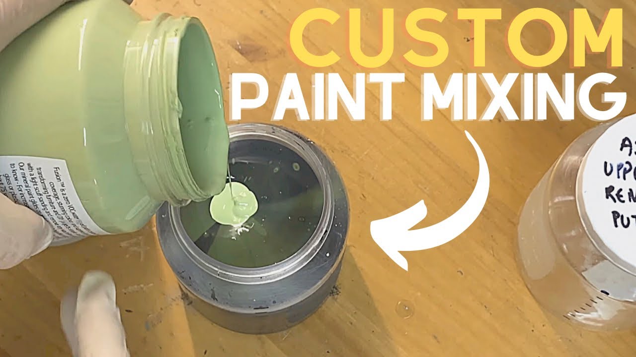 MIXING Fusion Mineral Paint for CUSTOM colours : My top four colour recipes
