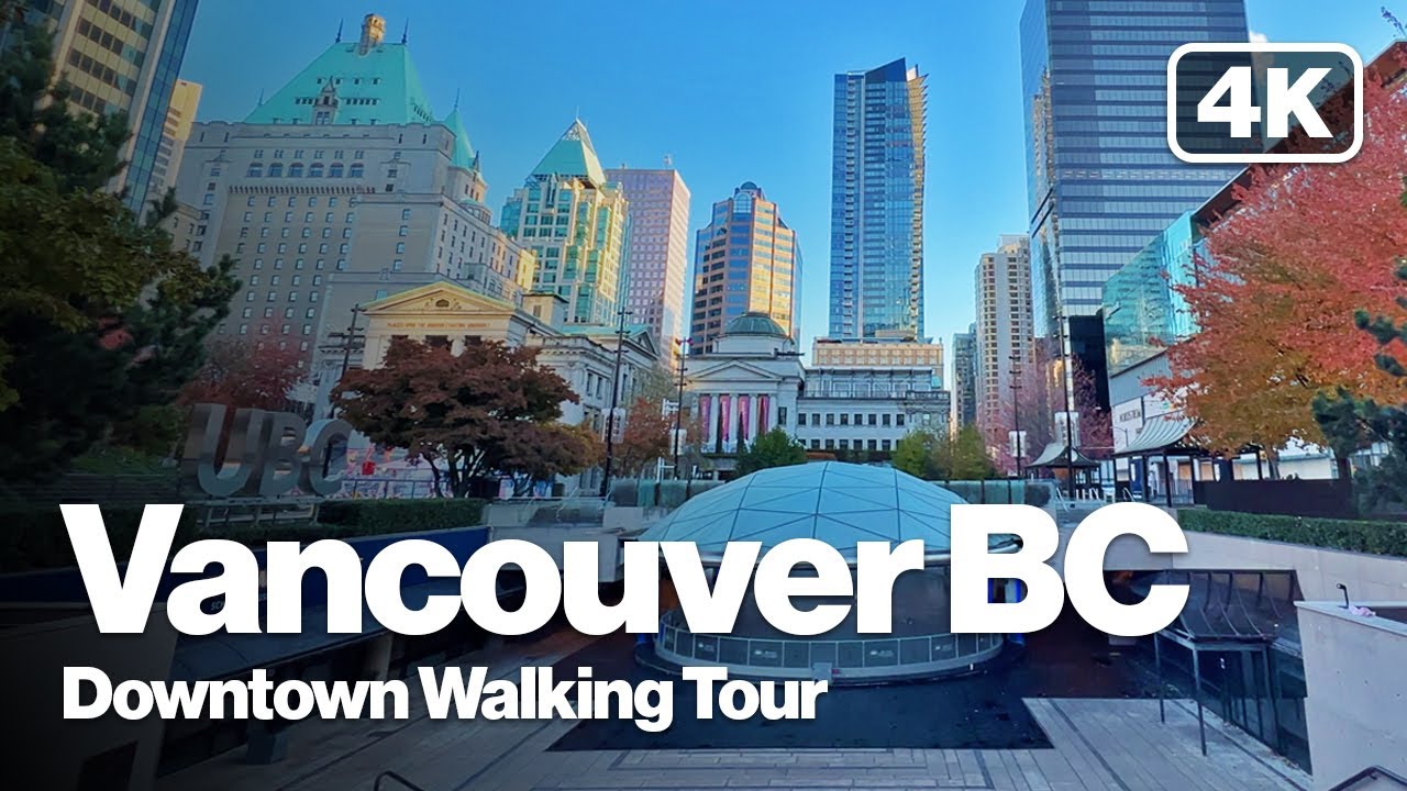 Downtown Vancouver Walking Tour | Robson Square | Vancouver Art Gallery | Vancouver BC