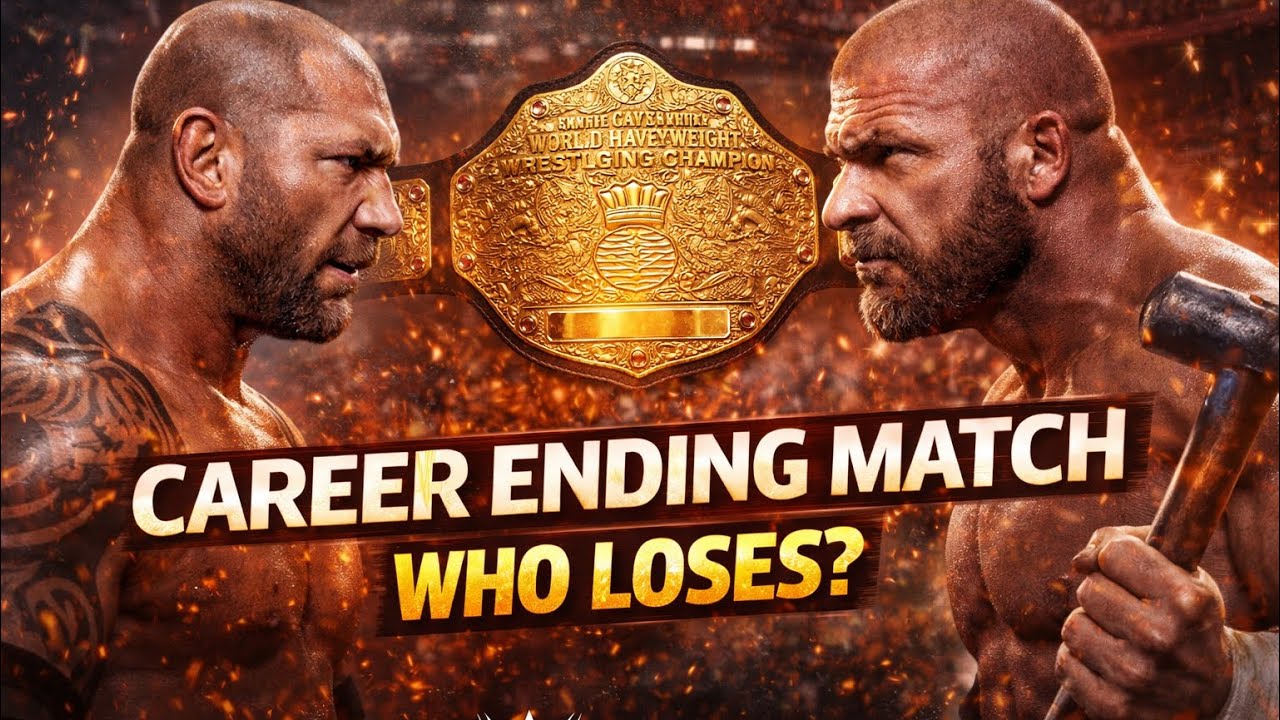 Batista vs Triple H 🔥 World Heavyweight Title on the Line | WWE 2K25