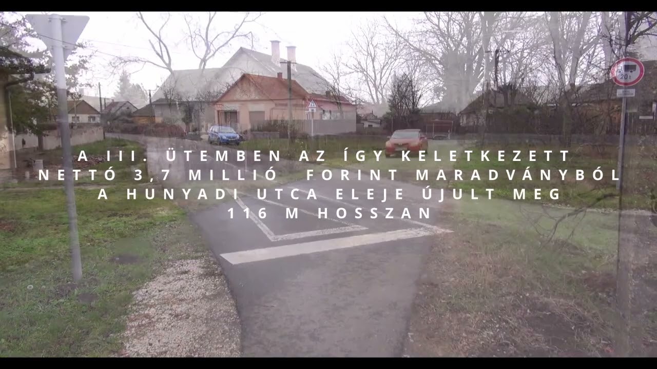 Földes útépítések