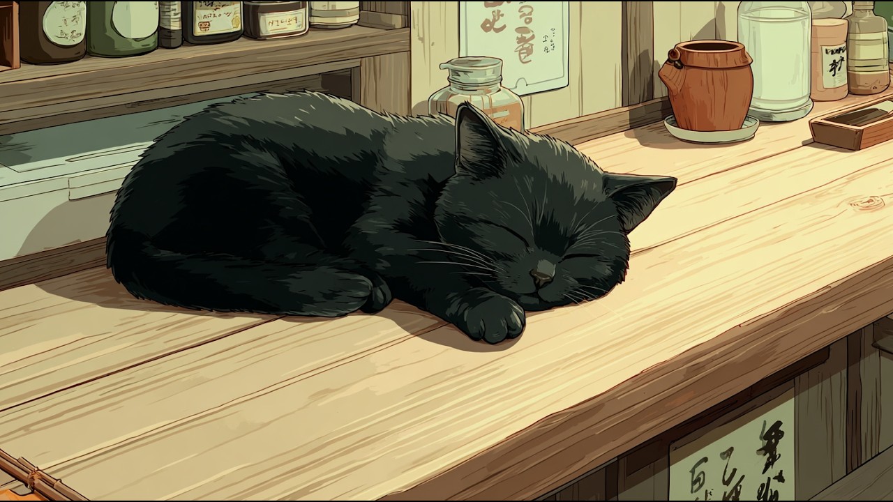 Cozy Lofi Beats ☕️ Relaxing Music for Stress Relief & Focus | blackcatwav