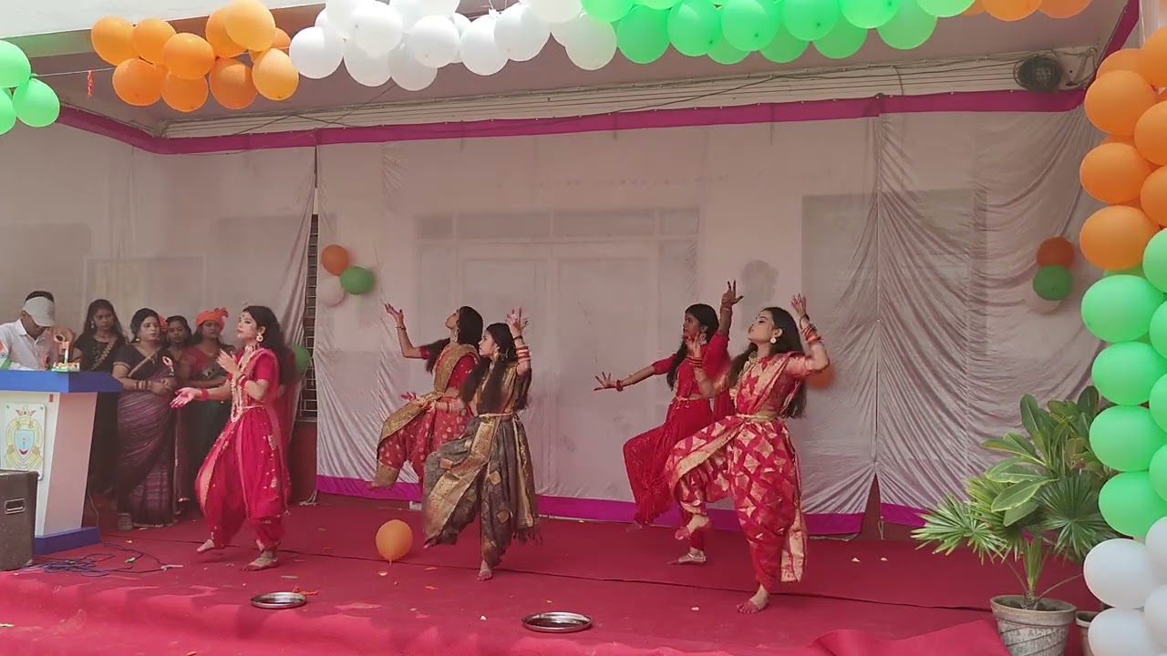 AIGIRI NANDINI DANCE PERFORMANCE BY GMS GIRLS. #youtube #india #indian