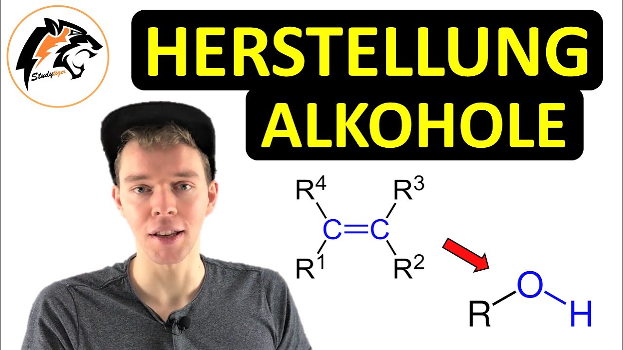 Herstellung Alkohole – Hydratisierung von Alkenen | Chemie Tutorial