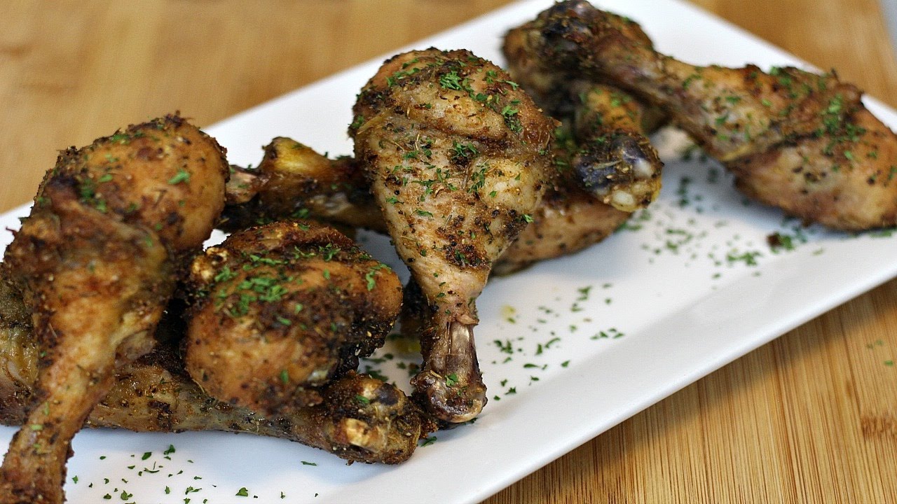 The BEST Crispy Baked Chicken Legs!