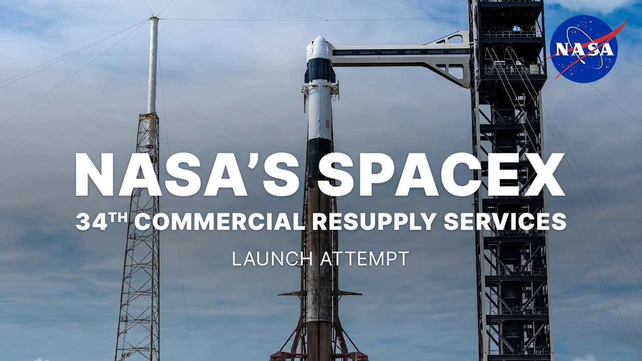 NASA's SpaceX 34th Commercial Resupply Services Launch (May 13, 2026 Attempt)