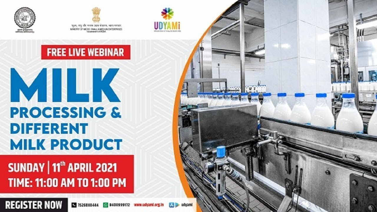Live Webinar on Milk Processing