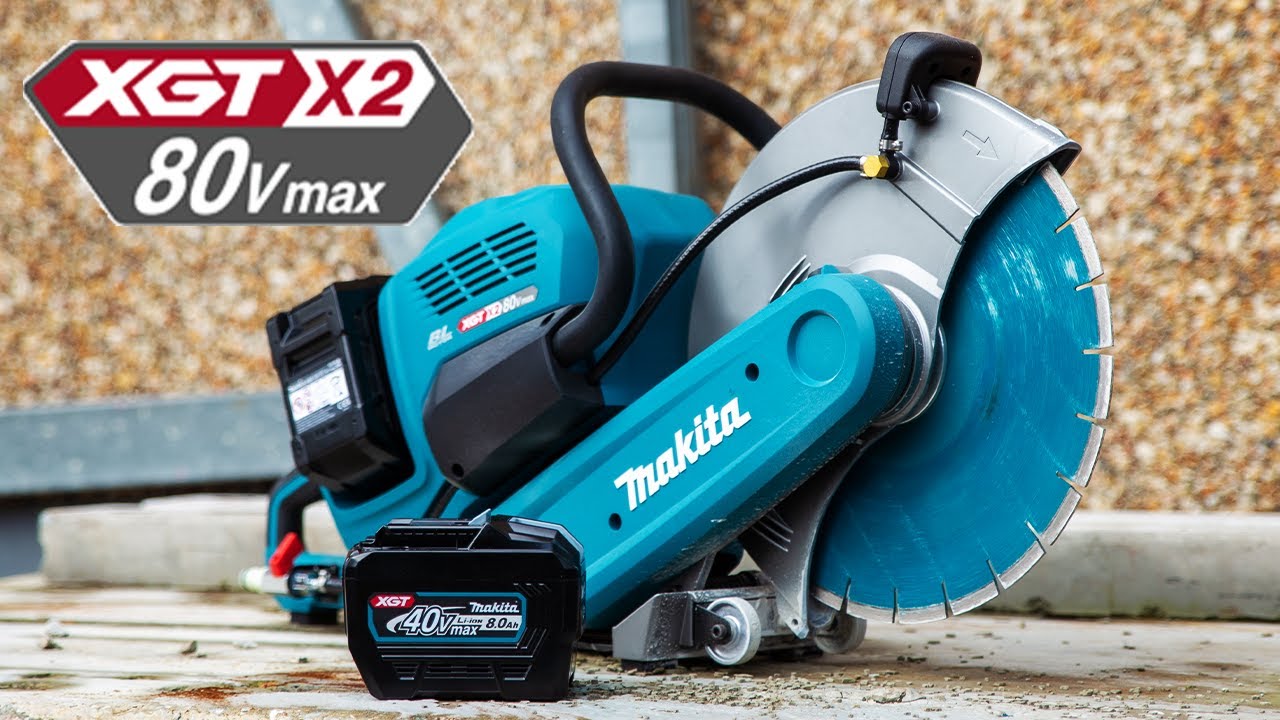 НОВЫЙ XGT 80V Power Cut - аккумуляторная пила по бетону 355 мм (14 дюймов) (CE001G)