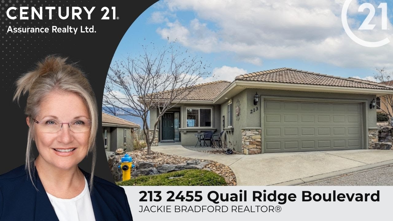 213 2455 Quail Ridge Boulevard, Kelowna, BC V1V 2S8 - Showcase Video